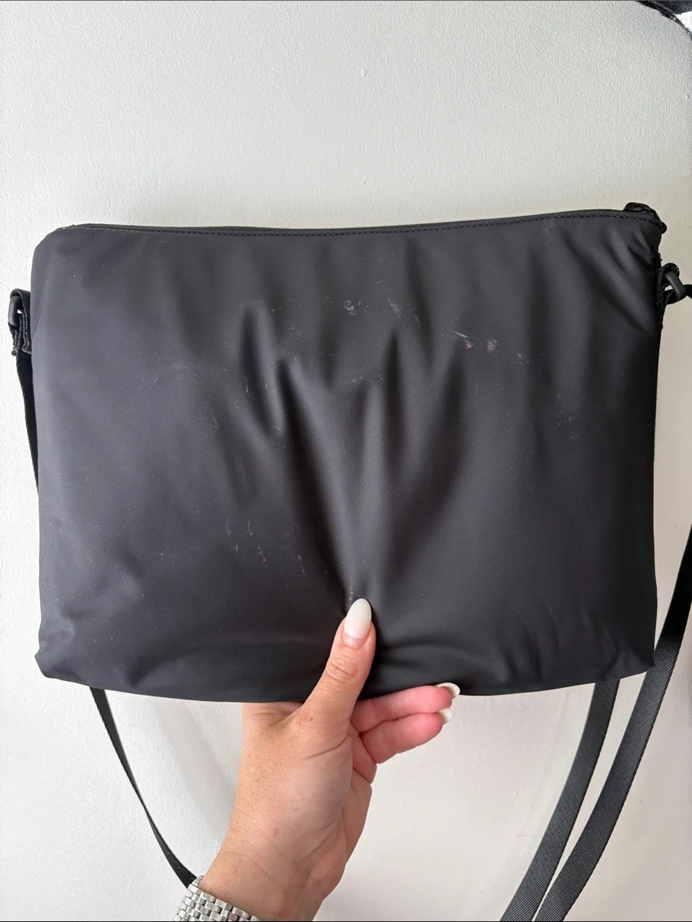 lululemon athletica Black Crossbody Messenger Bag & Changing Mat Insert